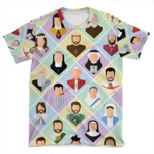 All Saints Collection 2017 AOP T-shirt Tee