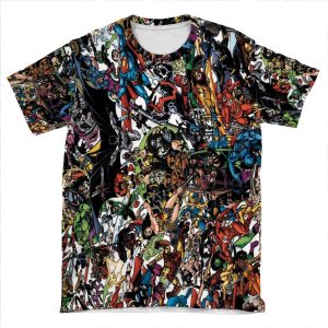 All Superhero AOP T-shirt Tee