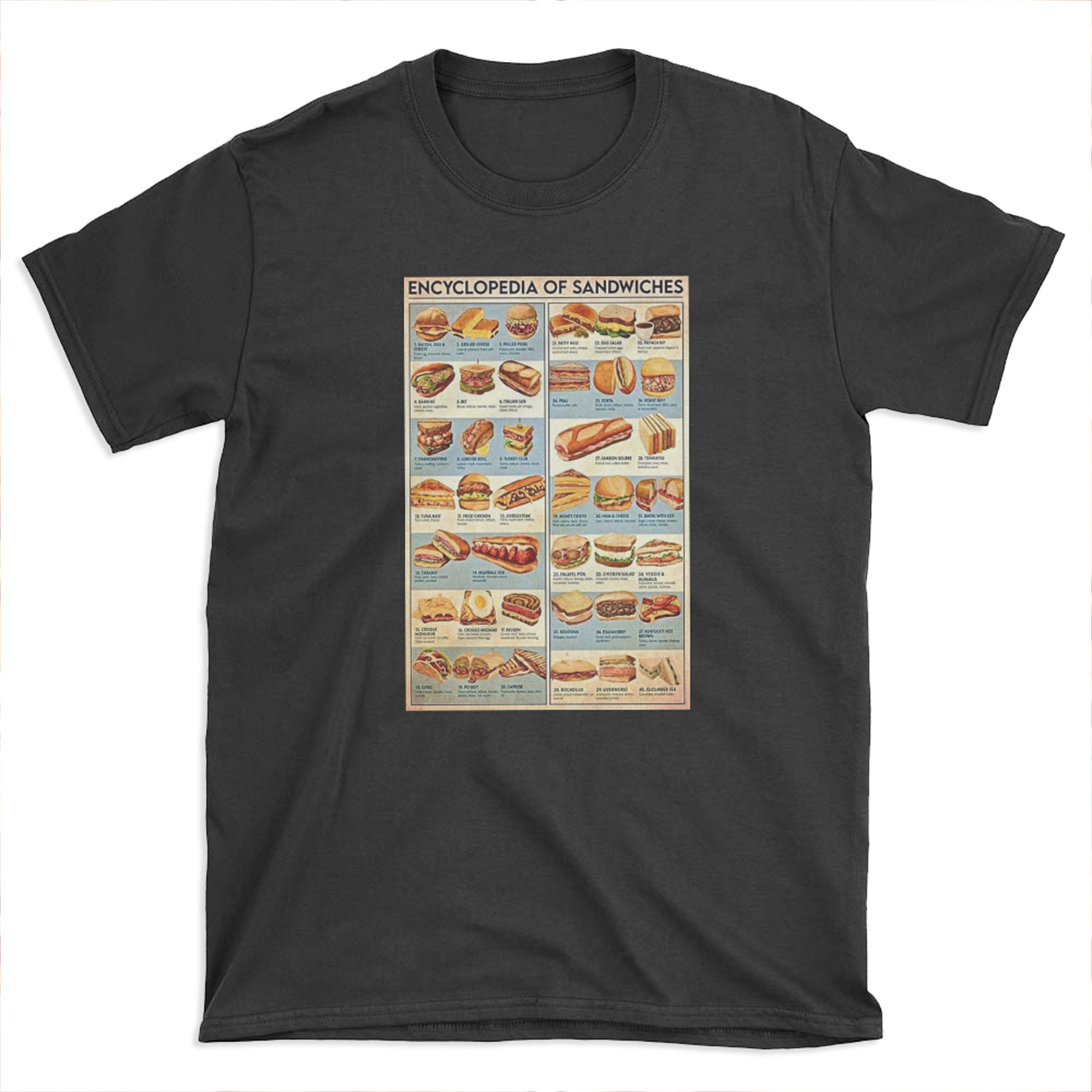 All the Sandwiches! T-shirt Tee
