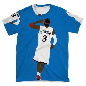 Allen Iverson Hand To Ear AOP T-shirt Tee