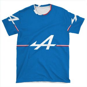 Alpine Logo Tricolor French Flag AOP T-shirt Tee