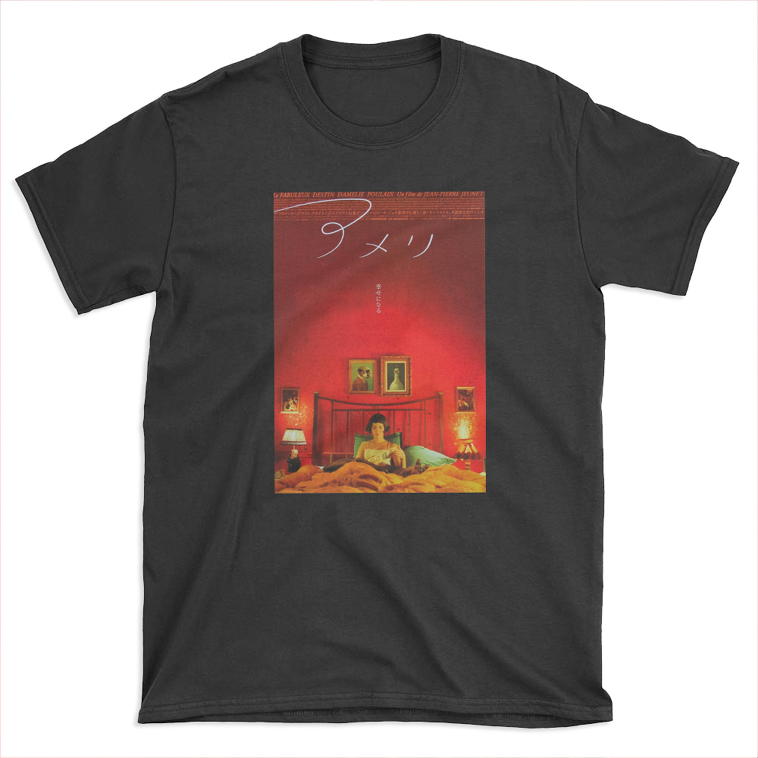 Amelie Japanese Film poster T-shirt Tee