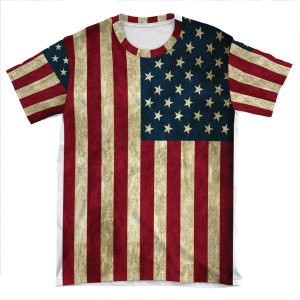 American Flag Case AOP T-shirt Tee