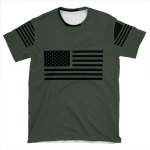 American Flag Tactical AOP T-shirt Tee
