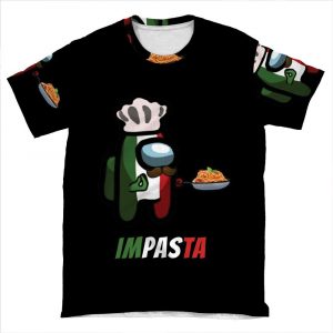 Among Us Impasta Funny AOP T-shirt Tee