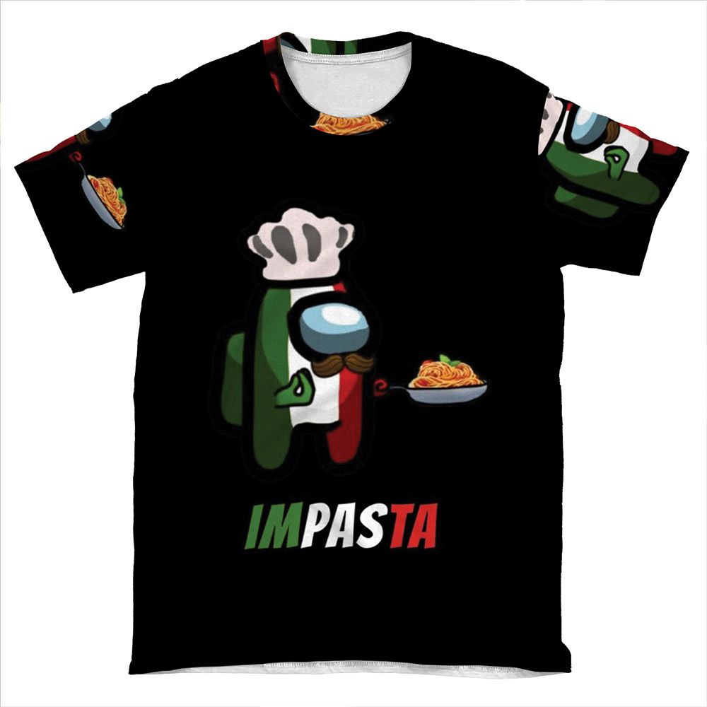 Among Us Impasta Funny AOP T-shirt Tee