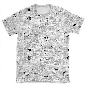 An Ultimate Vine Compilation But Instead Of A Video Its Just Terribly Drawn AOP T-shirt Tee