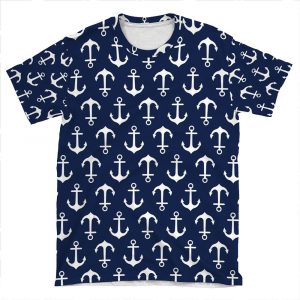 Anchors Aweigh! AOP T-shirt Tee