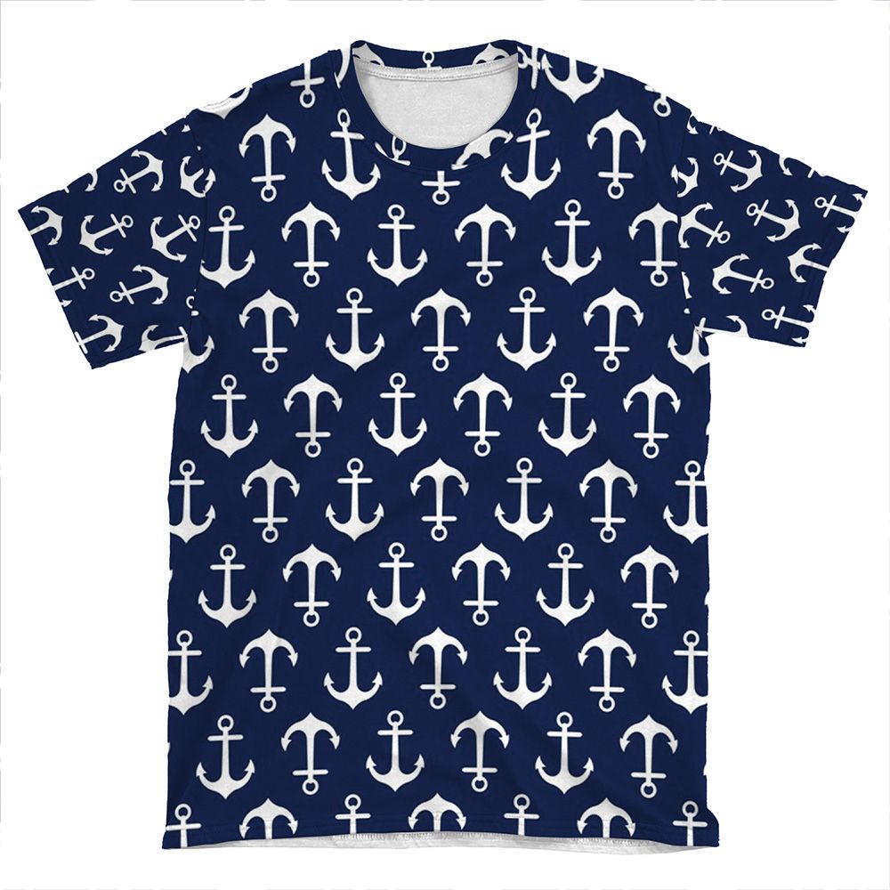 Anchors Aweigh! AOP T-shirt Tee