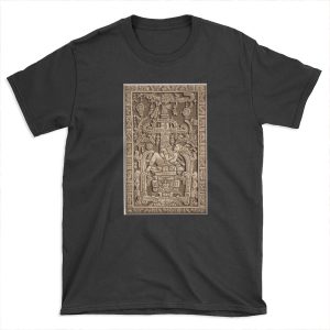 Ancient Astronaut. Pakal, Maya, sarcophagus lid. T-shirt Tee