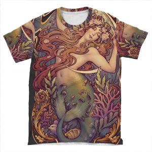 Andersen's Little Mermaid AOP T-shirt Tee