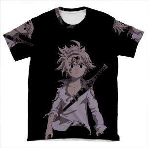 Angry Meliodas AOP T-shirt Tee