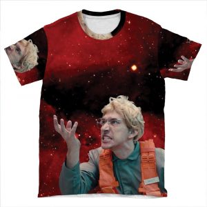 Angry Space Boy AOP T-shirt Tee