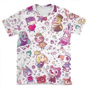 Animal Crossing 2 AOP T-shirt Tee