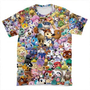 Animal Crossing (Duvet, Phoen Case, Sticker Etc) AOP T-shirt Tee