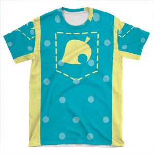 Animal Crossing Iphone Phone AOP T-shirt Tee