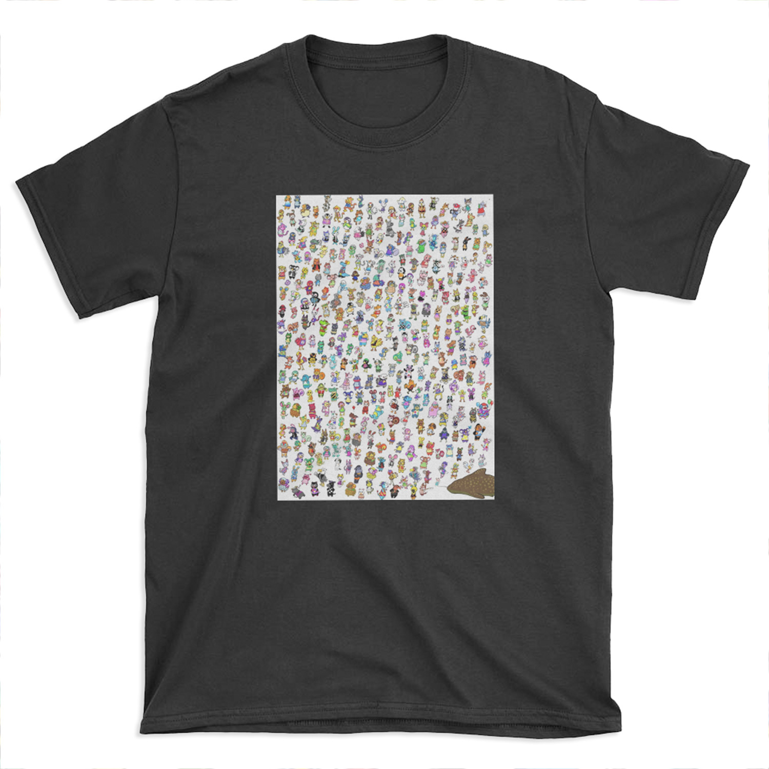 Animal Crossing New Leaf - All Villagers T-shirt Tee