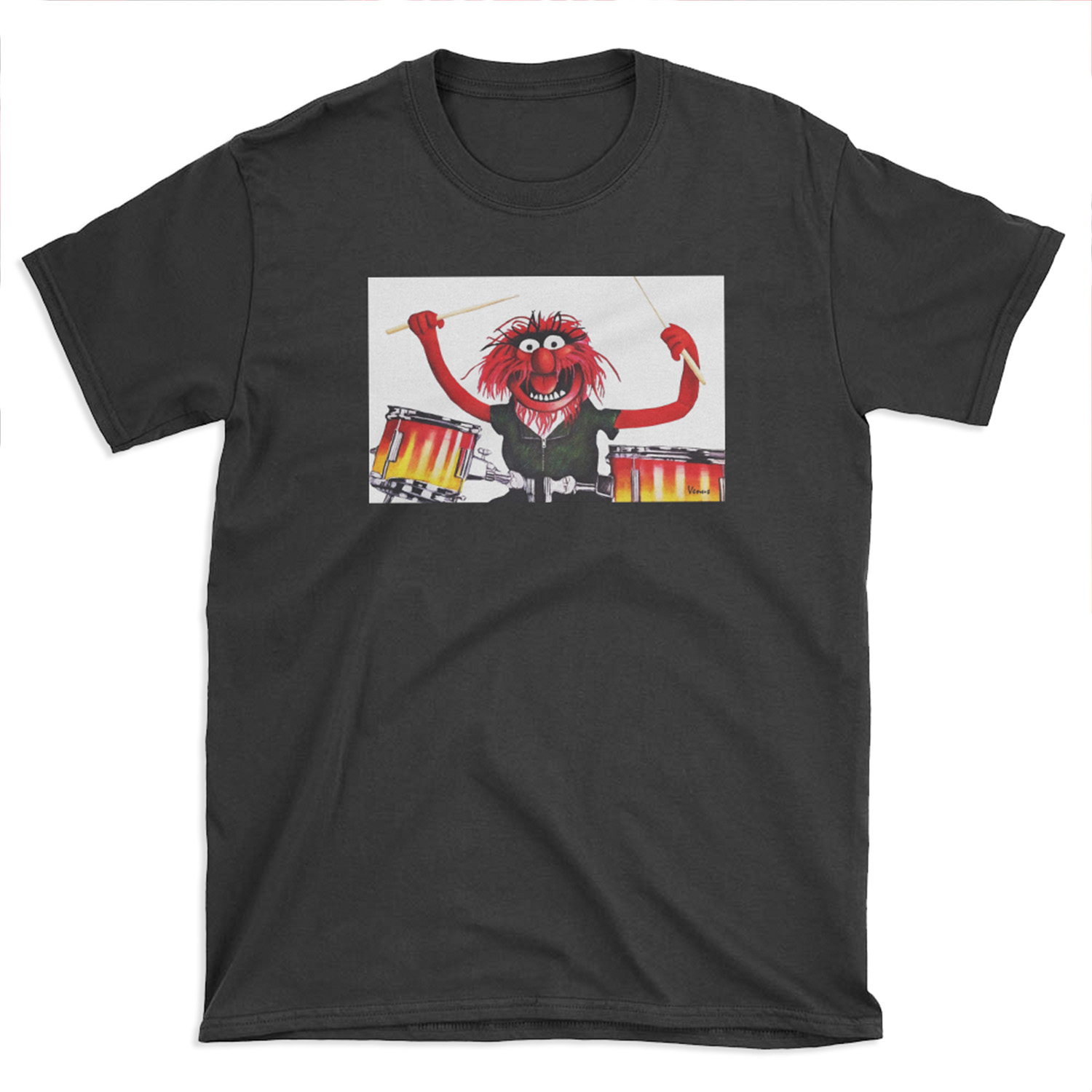 Animal Drummer T-shirt Tee