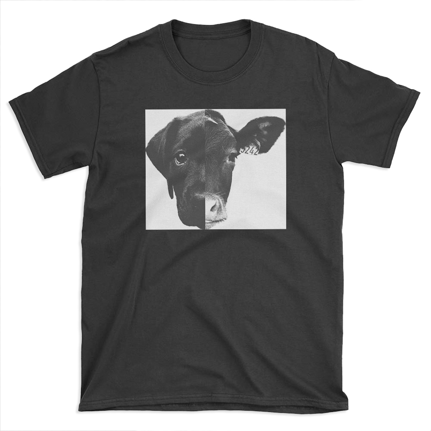 Animal Equality - (Black & White) T-shirt Tee