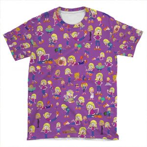 Animated Lizzie Mcguire AOP T-shirt Tee