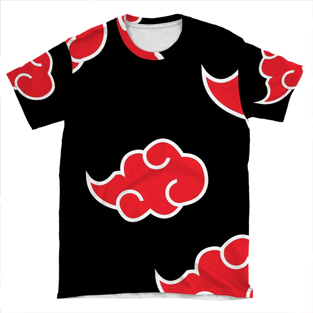 Anime Red Cloud N.A.R.U.T.O AOP T-shirt Tee