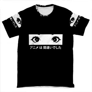 Anime Was A Mistake Eyes AOP T-shirt Tee