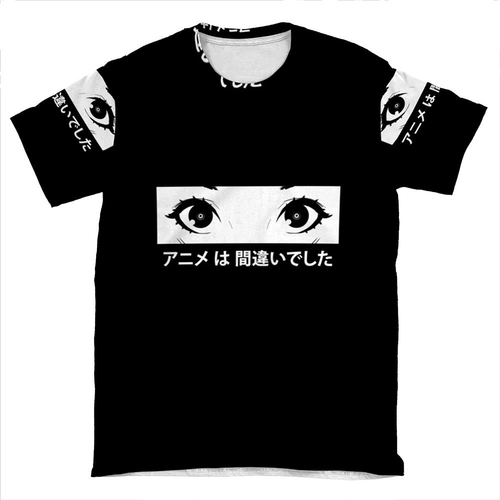 Anime Was A Mistake Eyes AOP T-shirt Tee