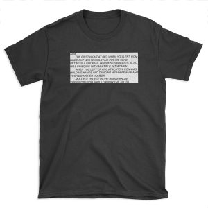 Anonymous Letter to Sammi T-shirt Tee
