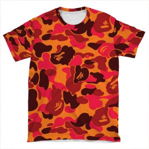 Ape Pattern Camo AOP T-shirt Tee