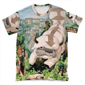 Appa Flying Through Mountains AOP T-shirt Tee