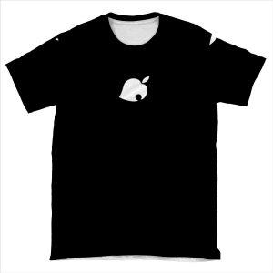 Apple Crossing (Black) AOP T-shirt Tee