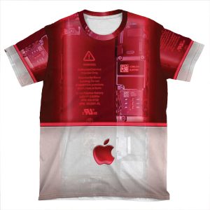 Apple Phone - Red AOP T-shirt Tee