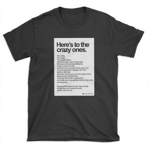 Apple Think Different Here's To The Crazy Ones T-shirt Tee