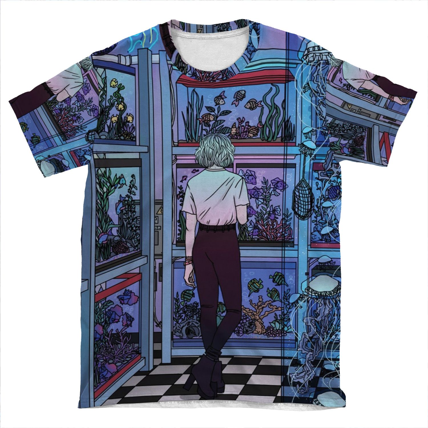 Aquarium AOP T-shirt Tee