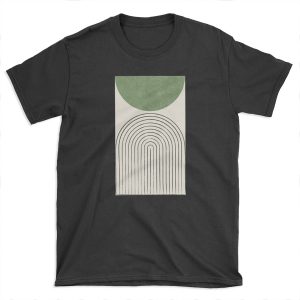 Arch Balance Green - Mid century modern T-shirt Tee