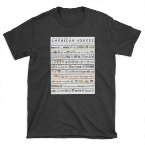 Architecture of American Houses T-shirt Tee