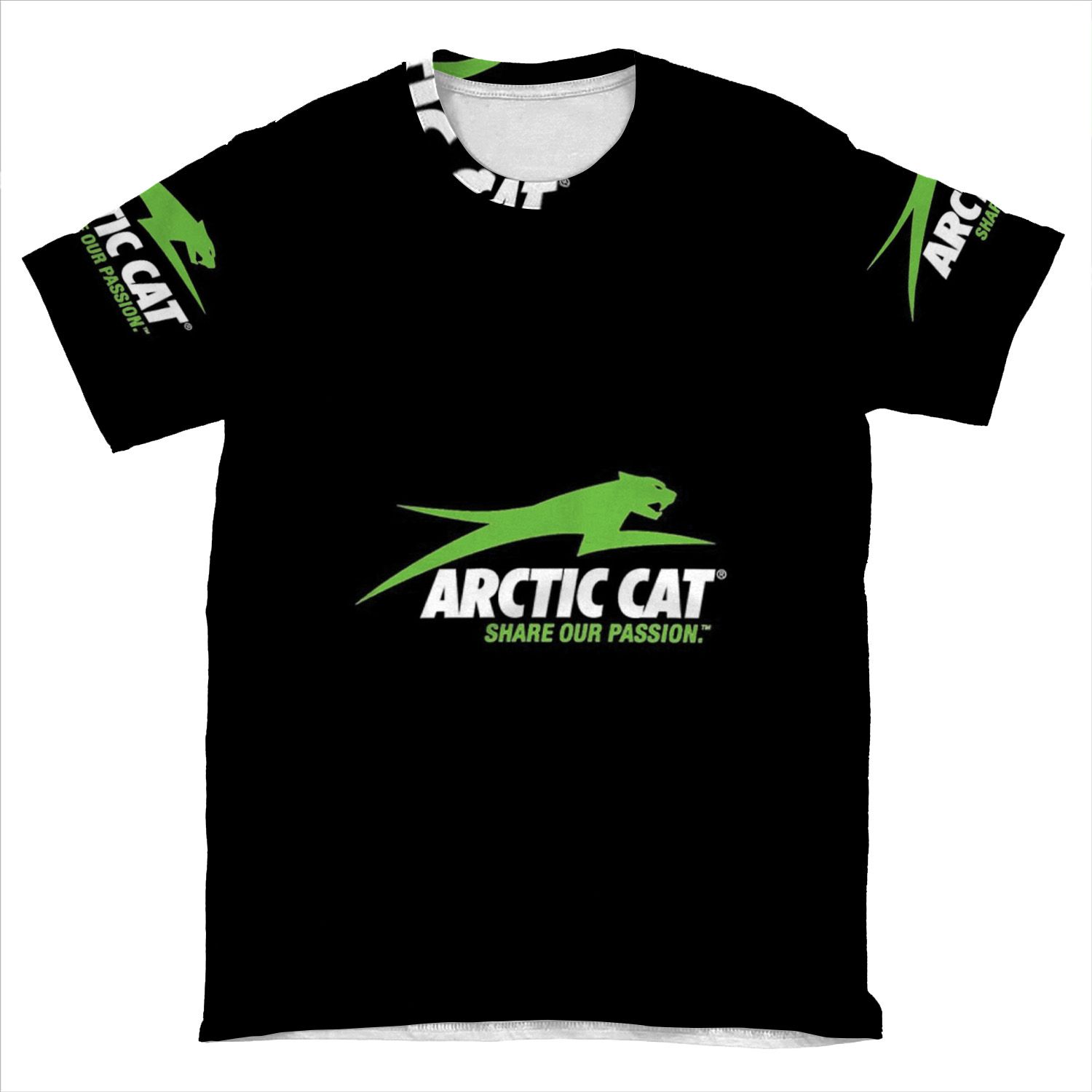 Arctic Cat Snowmobile Merchands AOP T-shirt Tee
