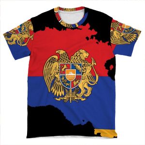 Armenia Map AOP T-shirt Tee