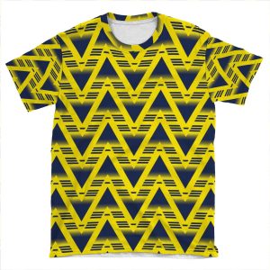 Arsenal 1991-93 Away Shirt Bruised Banana Print AOP T-shirt Tee