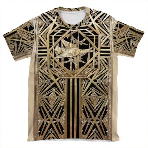 Art Deco Iphone AOP T-shirt Tee