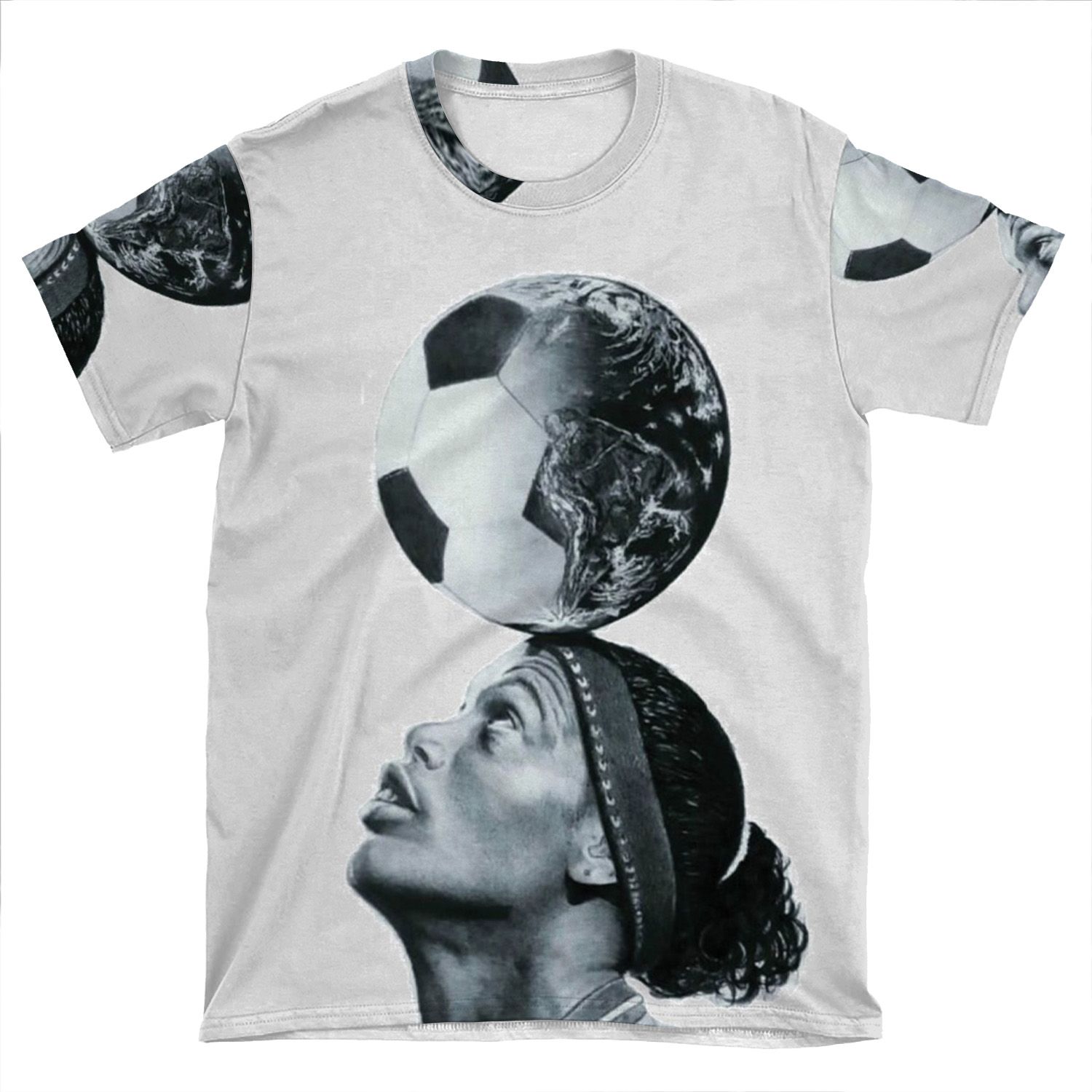 Art Ronaldinho Illustration AOP T-shirt Tee