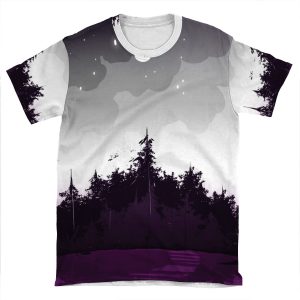 Asexual Pride Forest AOP T-shirt Tee