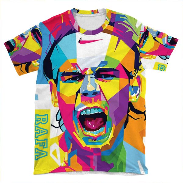 Asjhgjh Rafael Nadal AOP T-shirt Tee