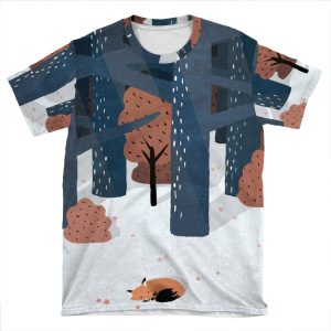 Asleep In The Woods AOP T-shirt Tee