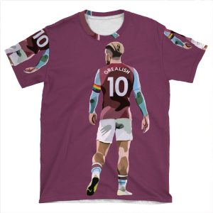 Aston Villa's Jack Grealish AOP T-shirt Tee