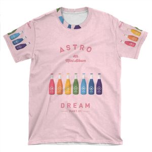 Astro Dream Part 1 - Pink AOP T-shirt Tee