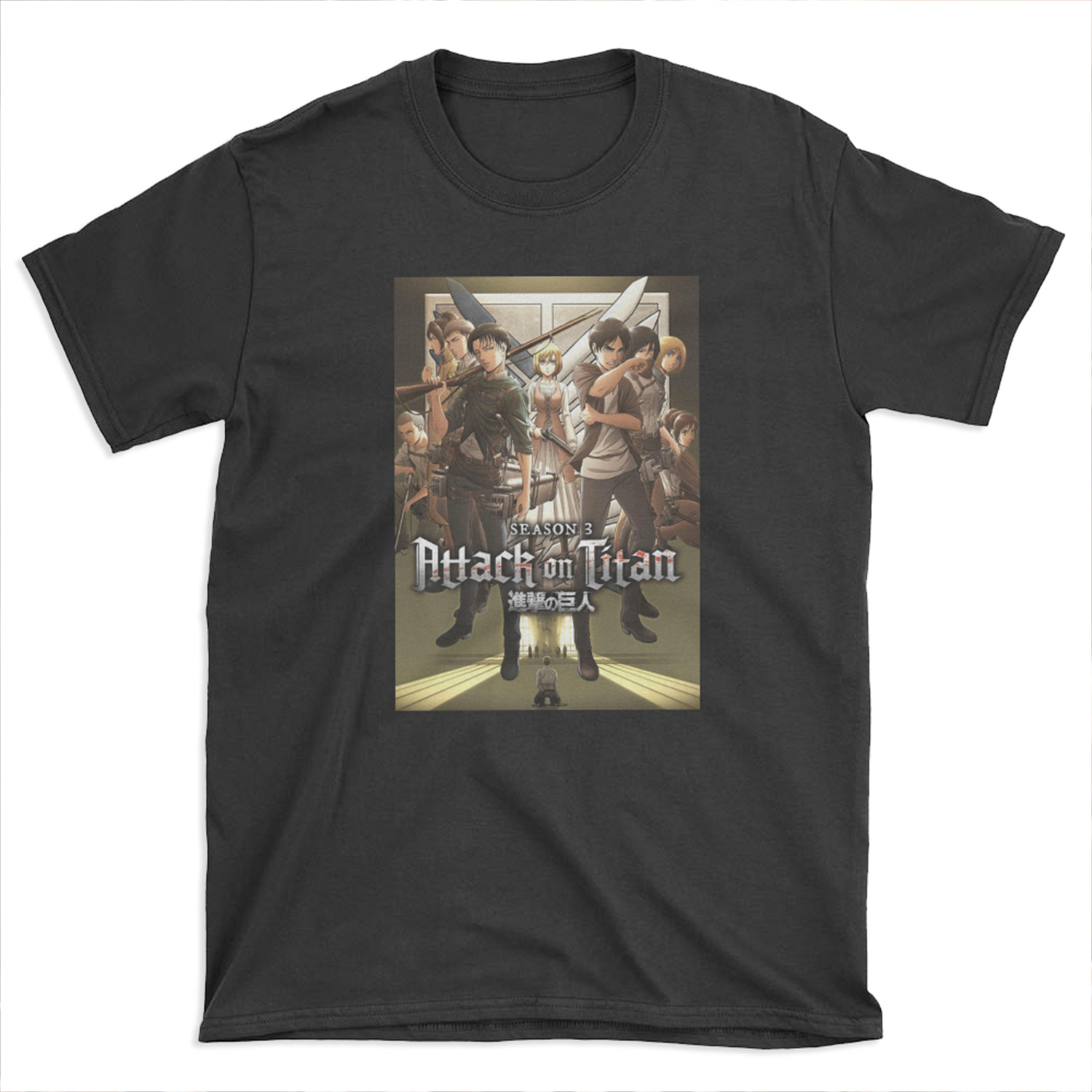 Attack on Titan Season 3 T-shirt Tee