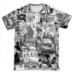 Attack On Titans Collage AOP T-shirt Tee