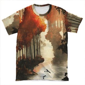 Autumn Forests AOP T-shirt Tee