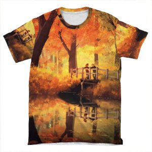 Autumn Leaves AOP T-shirt Tee